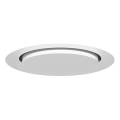 Brosline - Luminaria empotrada de techo 1xGX53/9W/230V blanca