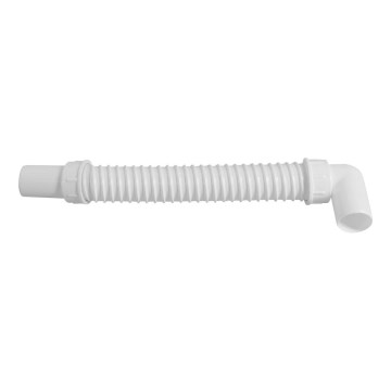 Bruckner - Codo de conexión flexible para tubo 80 cm blanco