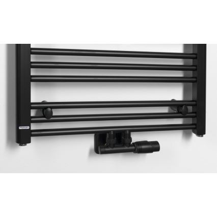 Bruckner - Radiador de baño ALBRECHT 157x60 cm negro mate