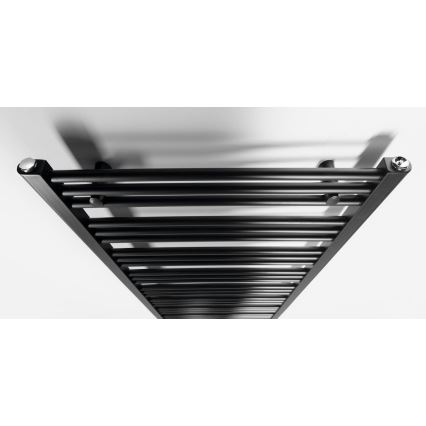 Bruckner - Radiador de baño ALBRECHT 157x60 cm negro mate