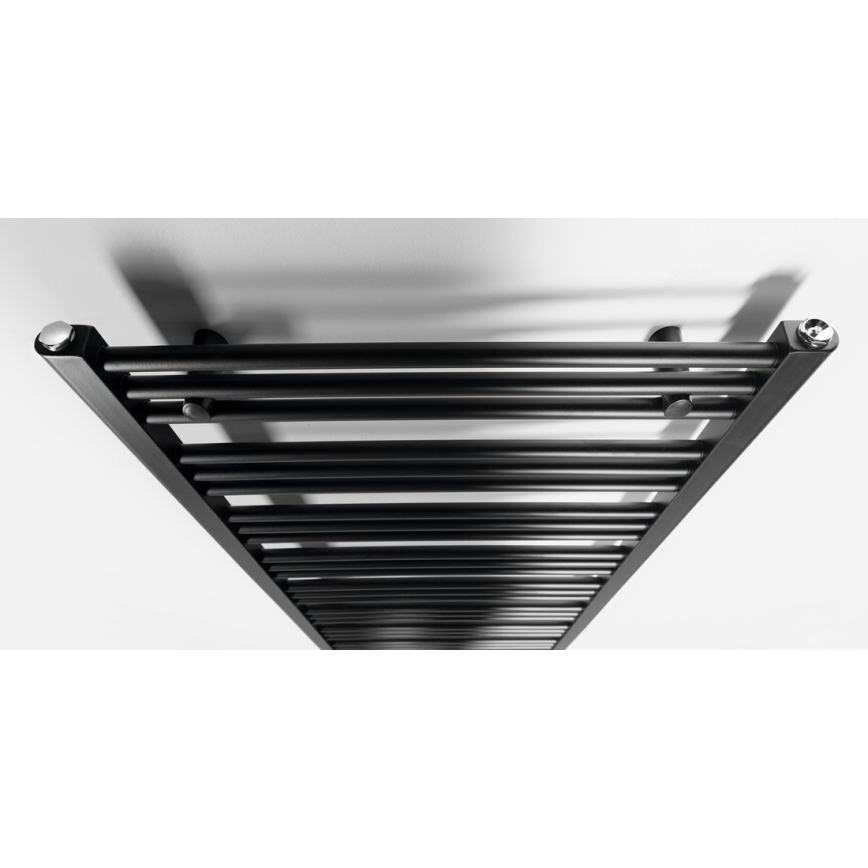 Bruckner - Radiador de baño ALBRECHT 157x60 cm negro mate