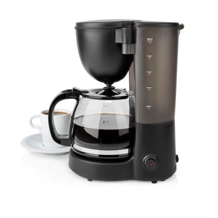 Butler - Cafetera de goteo 1,25 l con función para mantener la temperatura, 750W/230V, negra