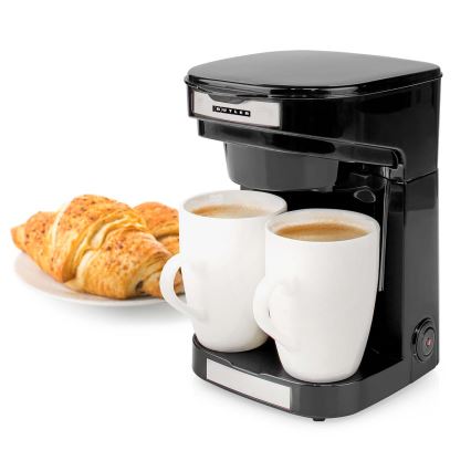 Butler - Cafetera para 2 tazas 450W/230V negra
