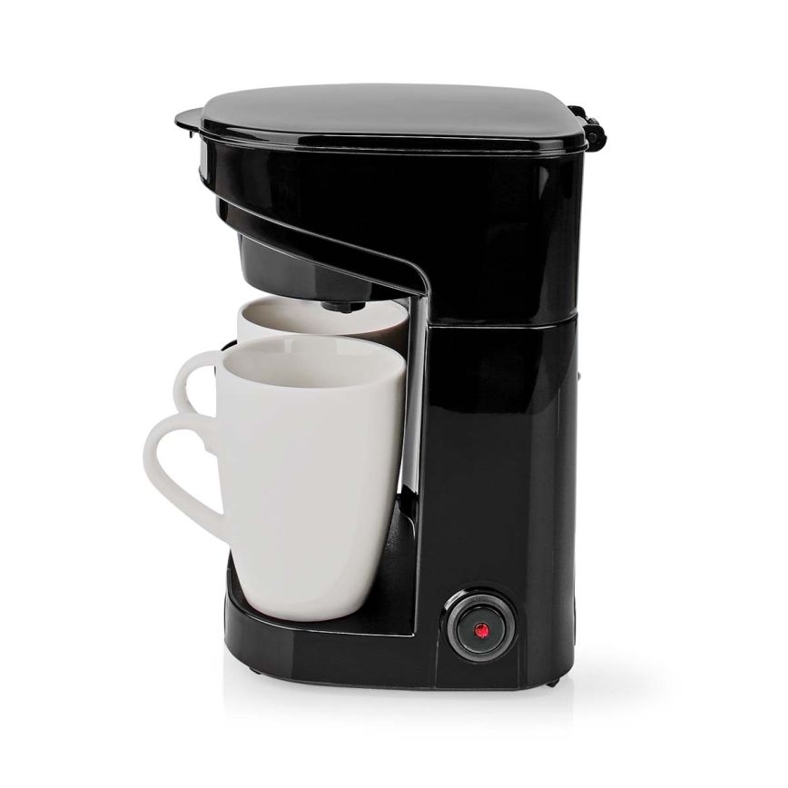 Butler - Cafetera para 2 tazas 450W/230V negra