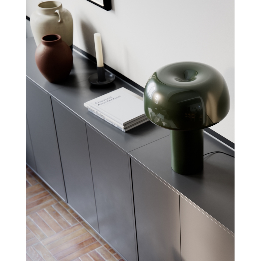 ByRydens - Lámpara de mesa LEAN ON ME 1xE27/8W/230V verde
