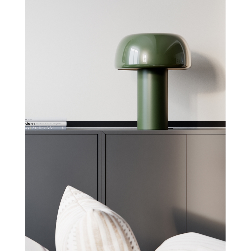 ByRydens - Lámpara de mesa LEAN ON ME 1xE27/8W/230V verde