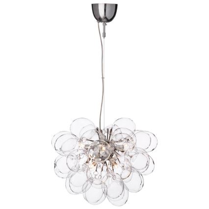 ByRydens - Lámpara colgante GROSS 8xG9/4W/230V transparente diá. 50 cm