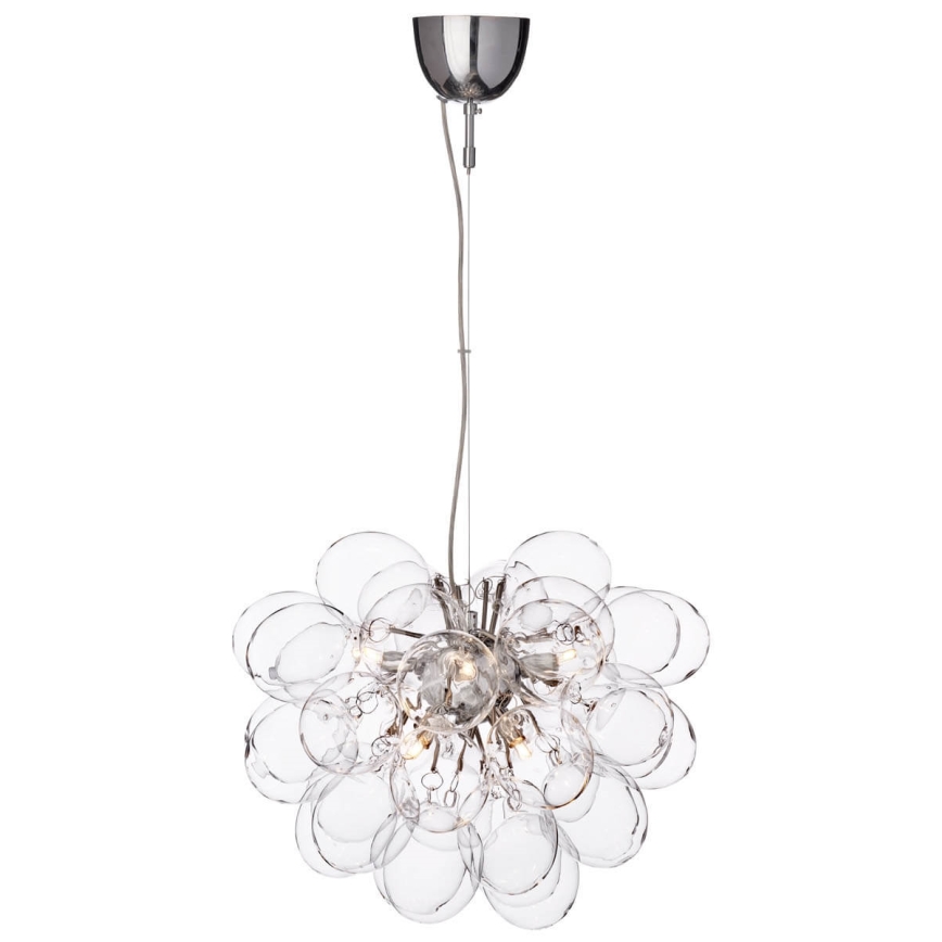 ByRydens - Lámpara colgante GROSS 8xG9/4W/230V transparente diá. 50 cm