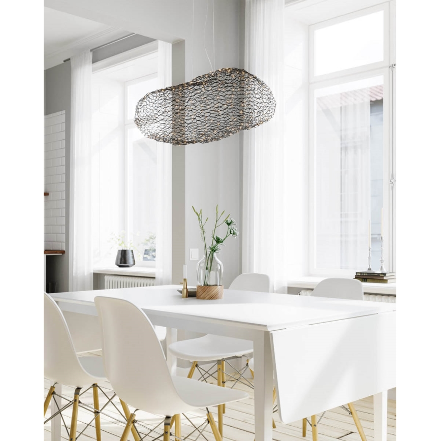 ByRydens - Lámpara LED colgante HAYDEN LED/15W/230V negro