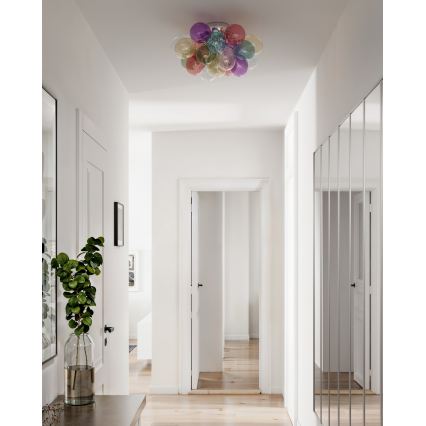 ByRydens - Lámpara de techo GROSS 6xG9/5W/230V multicolor, diámetro 50 cm