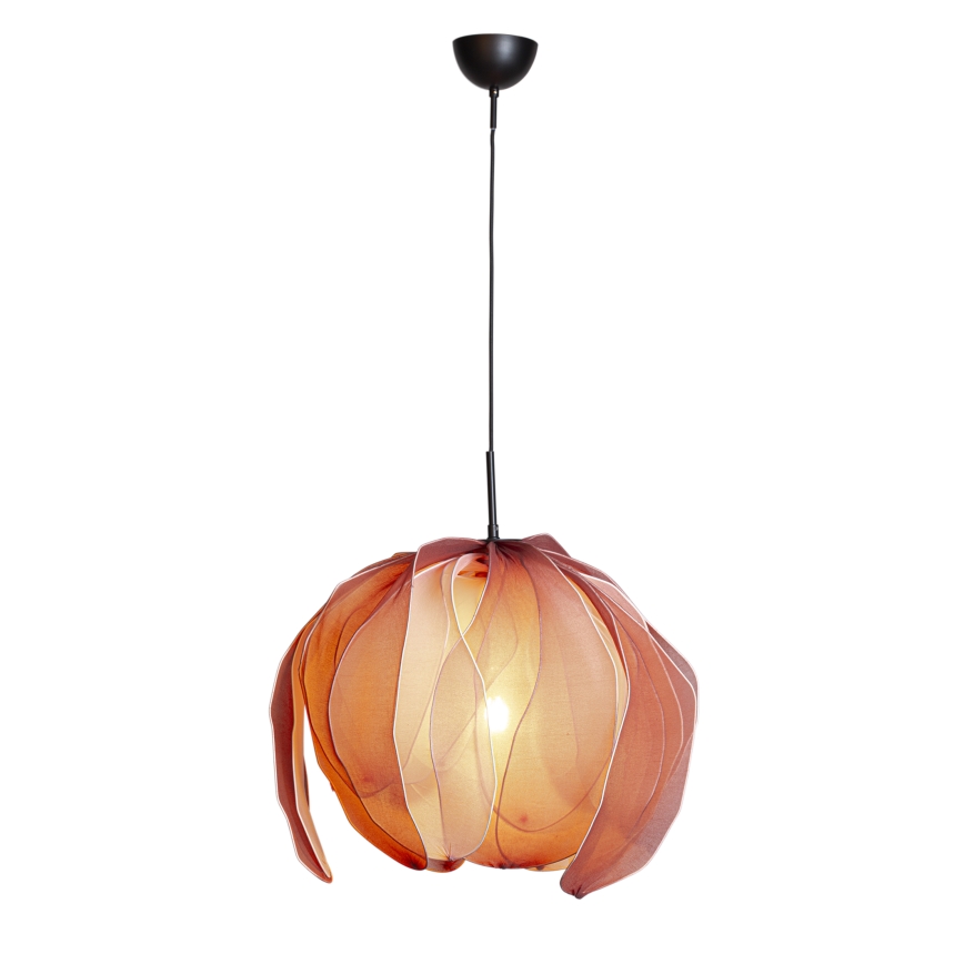 ByRydens - Lámpara colgante LOU LOU 1xE27/5W/230V rosa diá. 80 cm