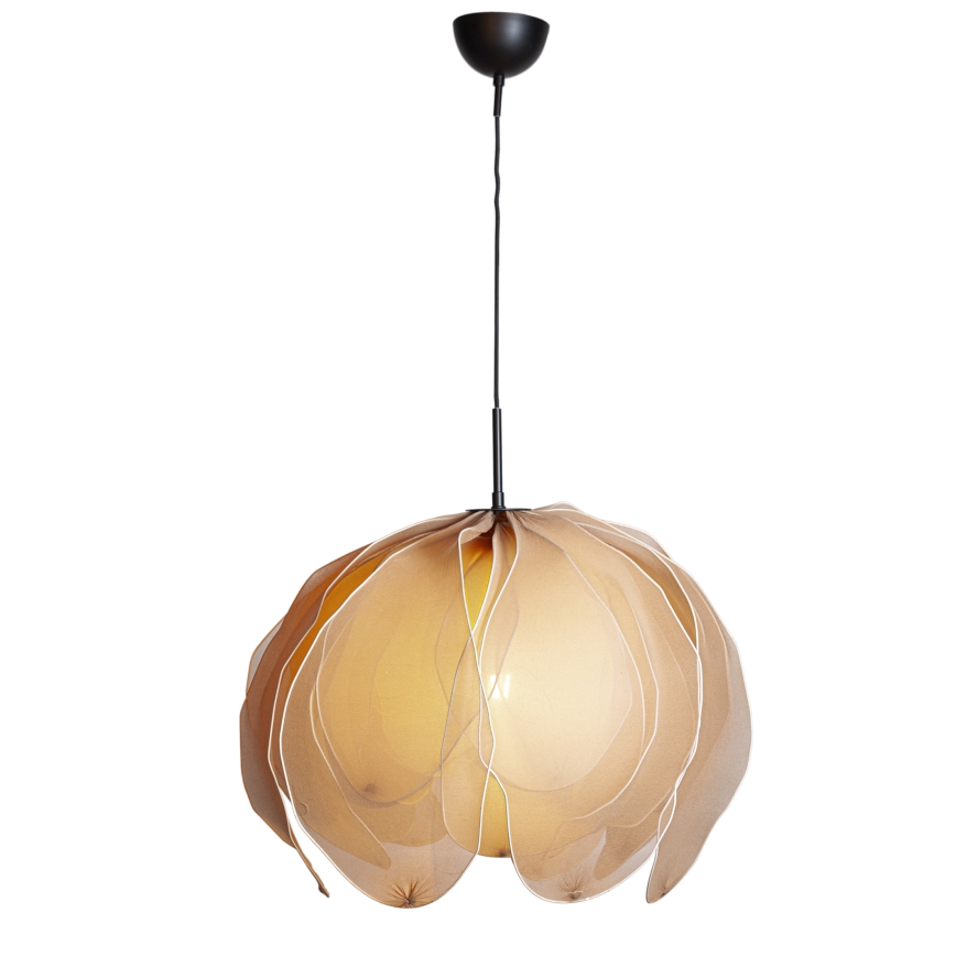 ByRydens - Lámpara colgante LOU LOU 1xE27/5W/230V beige diá. 80 cm