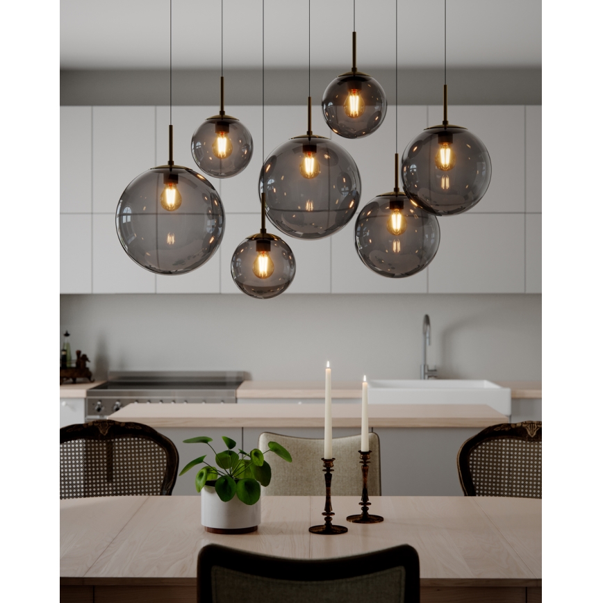 ByRydens - Lámpara colgante con cable LAURA 7xE27/8W/230V