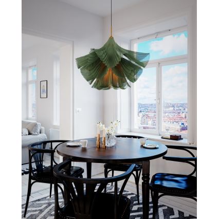 ByRydens - Lámpara colgante con cable JULIETTE 1xE27/8W/230V verde