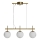 ByRydens - Lámpara colgante con cable BELLAGIO 3xE27/8W/230V