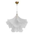 ByRydens - Lámpara colgante con cable JULIETTE 1xE27/8W/230V blanca