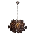 ByRydens - Lámpara colgante con cadena MONARQUE MINI 3xE14/8W/230V negra