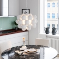 ByRydens - Lámpara colgante GROSS 8xG9/4W/230V blanco diá. 50 cm