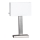 ByRydens - Lámpara de mesa PRIME 1xE27/5W/230V blanca/cromo mate