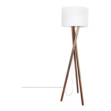 ByRydens - Lámpara de pie VEGA 1xE27/5W/230V marrón/blanco