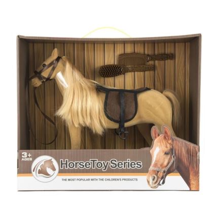 Caballo de cepillado con accesorios