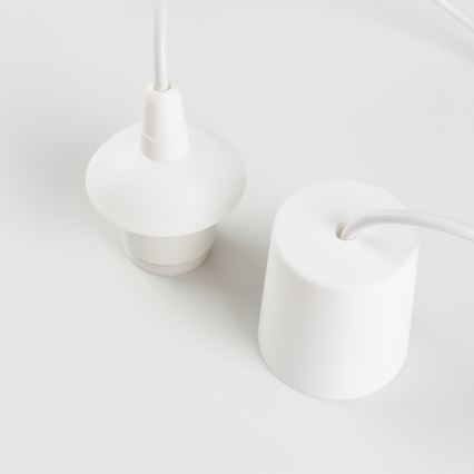 Cable de alimentación EDI 1x E27/60W/230V 90 cm blanco