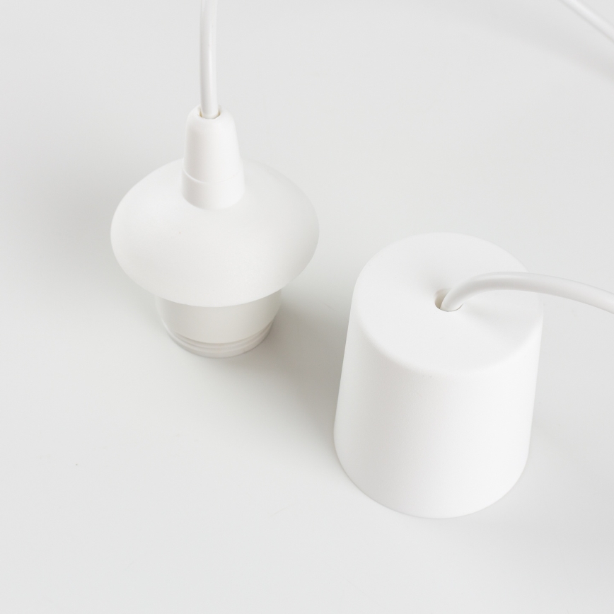 Cable de alimentación EDI 1x E27/60W/230V 90 cm blanco