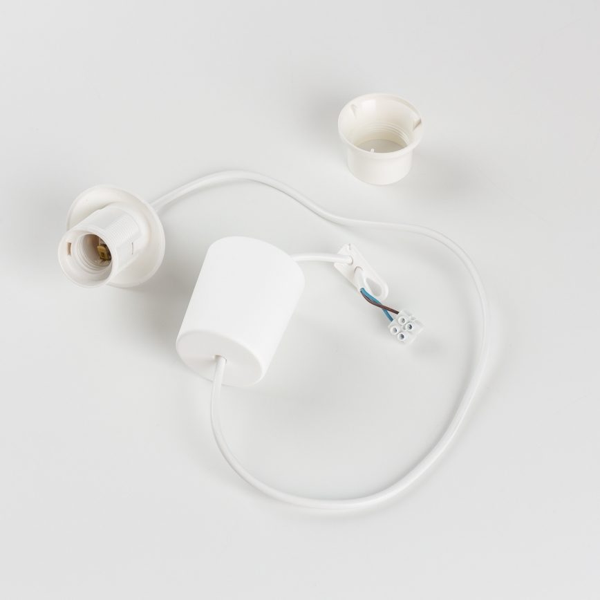 Cable de alimentación EDI 1x E27/60W/230V 90 cm blanco