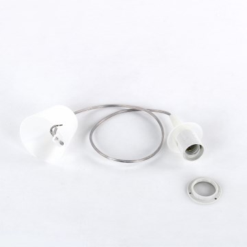 Cable de alimentación EDI 1xE27/60W/230V 90 cm blanco