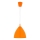 Cable de alimentación EDI 1xE27/60W/230V 90 cm naranja