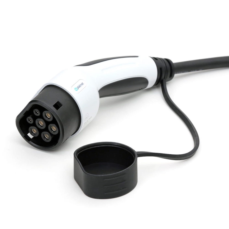 Cable de carga para vehículos eléctricos tipo 2 5m 22kW 32A IP54