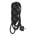 Cable de extensión 3G 3m negro