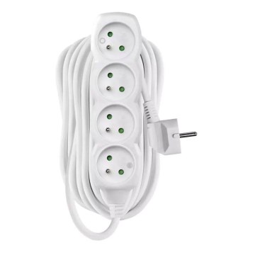 Cable de extensión 4Z 10 m blanco