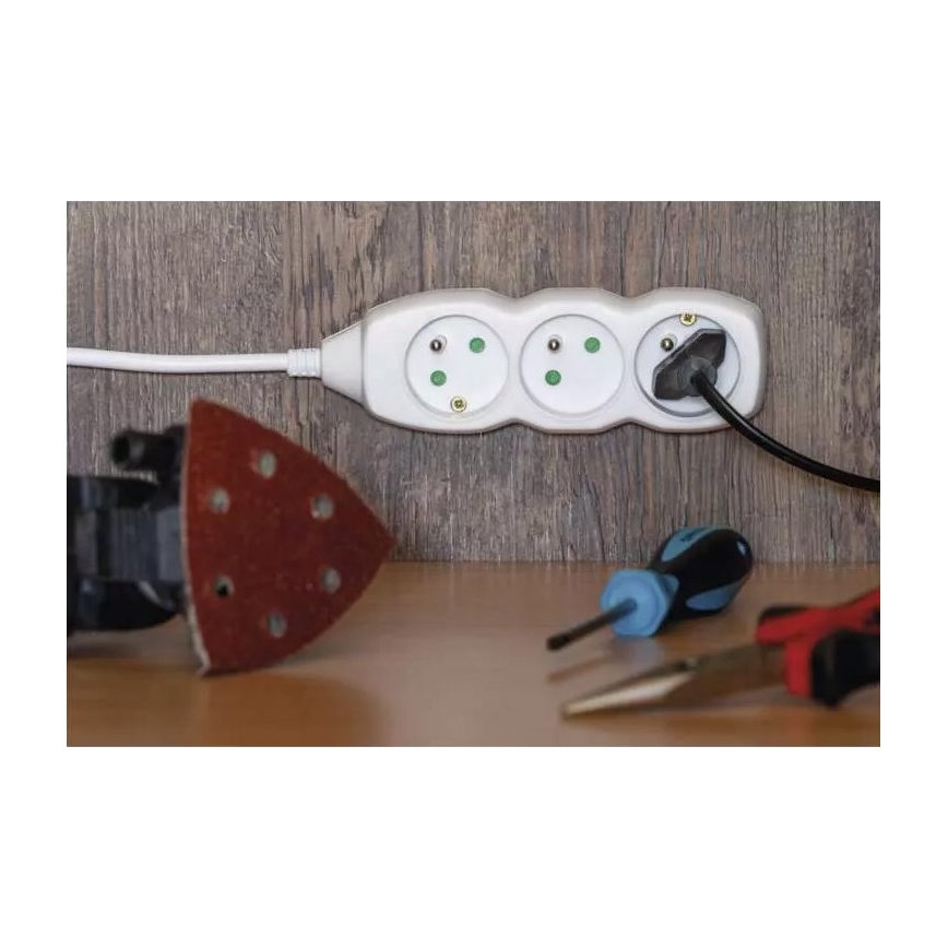 Cable de extensión 6Z 3m blanco