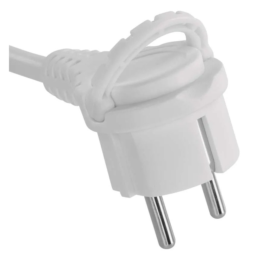 Cable de extensión con 2 enchufes, 2 puertos USB-A y USB-C, 1,4 m