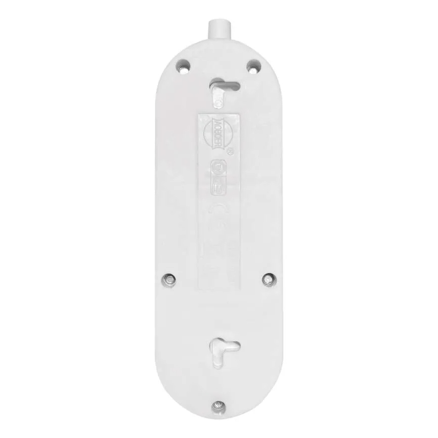 Cable de extensión con 2 enchufes, 2 puertos USB-A y USB-C, 1,4 m