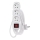 Cable de extensión con interruptor 3G 3m blanco