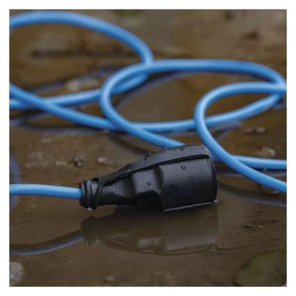 Cable de extensión IMPERMEABLE 1 toma 20m IP44