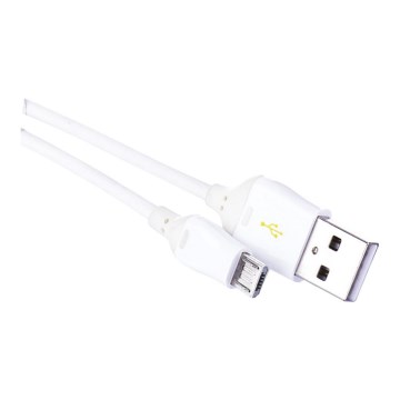 Cable USB 2.0 A conector/USB conector micro B blanco