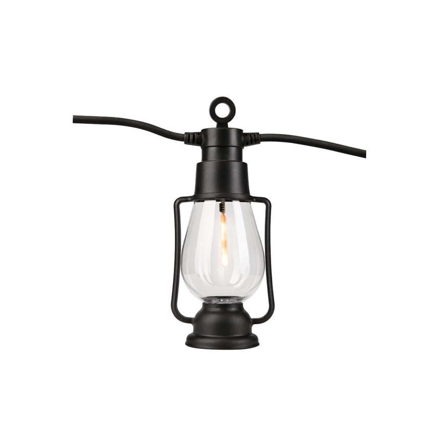 Cadena de luces decorativa de exterior GIRLANDA, 20 LEDs, 20 m, IP44, blanco cálido
