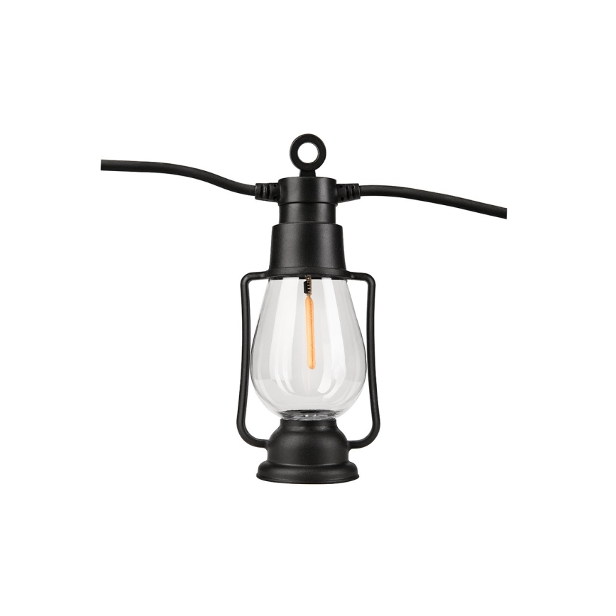Cadena de luces decorativa de exterior GIRLANDA, 20 LEDs, 20 m, IP44, blanco cálido