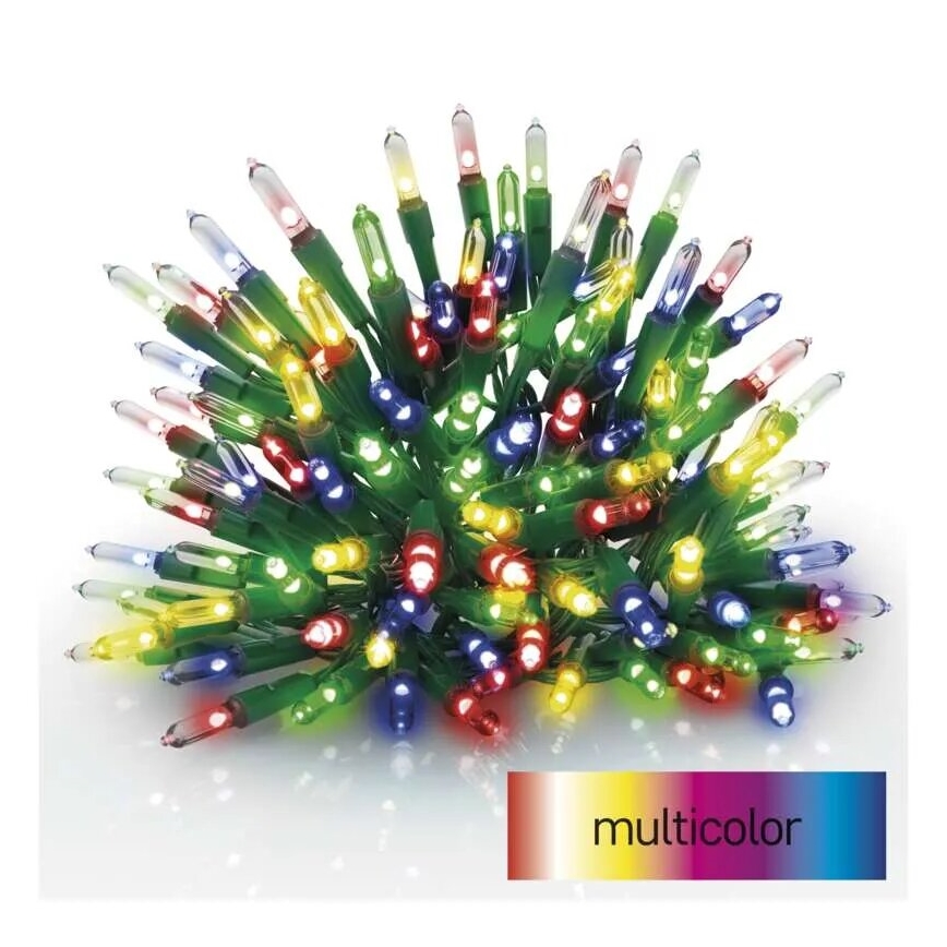 Cadena de luces LED para exterior 150xLED/27,35m IP44 multicolor