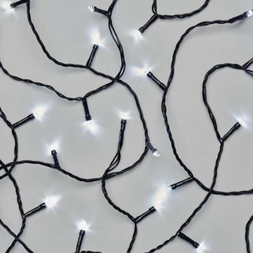 Cadena de luces LED para exterior 40xLED/3xAA 3,3m IP44 blanco frío