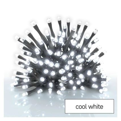 Cadena de luces LED para exterior 40xLED/3xAA 3,3m IP44 blanco frío