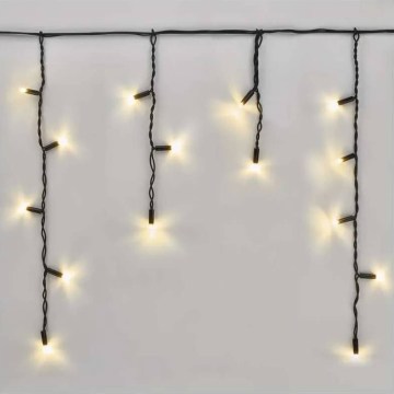 Cadena de luces LED para exterior 50xLED/3x0,4m IP44 blanco cálido