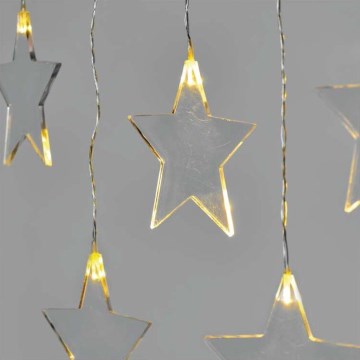 Cadena de luces LED para exterior 8xLED/5,84m IP44 con estrellas