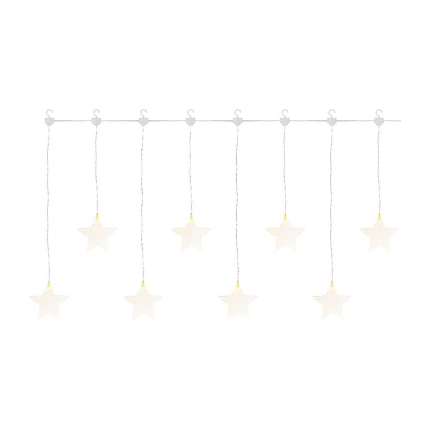 Cadena de luces LED para exterior 8xLED/5,84m IP44 con estrellas