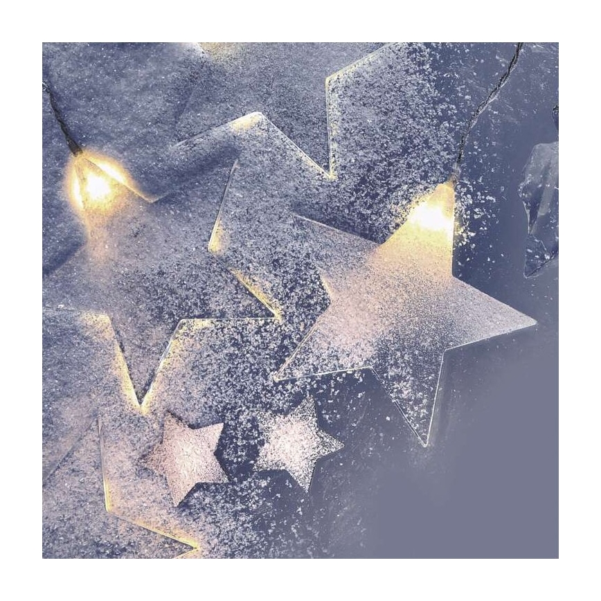 Cadena de luces LED para exterior 8xLED/5,84m IP44 con estrellas