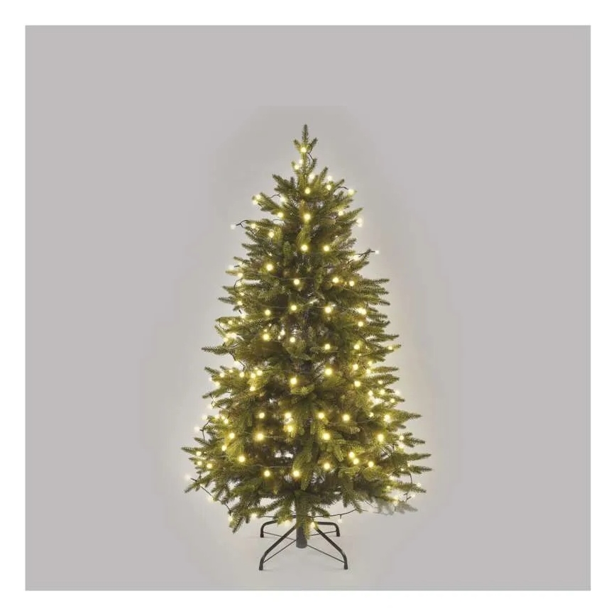 Cadena de luces LED para Navidad 300xLED/230V/8 funciones 35m IP44 blanco cálido