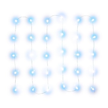 Cadena de luces navideña LED 30xLED/3xAA 3,3m blanco frío